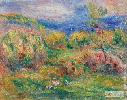 RENOIR Auguste Pierre | Pejzaż z okolic Cagnes-sur-mer, po 1907