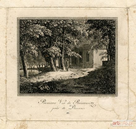 GÜNTHER Christian August | Premiere Vue de Reisewitz pres de Plauen [Pierwszy widok Reisewitz koło Plauen], 1785