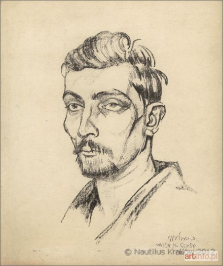 BERLEWI Henryk | Portret żydowskiego pisarza Farbera, 1921