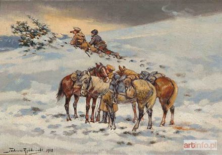 RYBKOWSKI Tadeusz | ZIMOWY PATROL, 1918