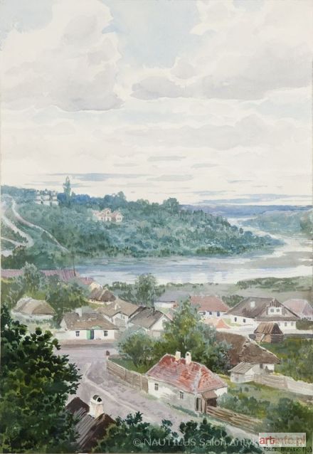 RAPACKI Józef | Pejzaż z rzeką. Mazowsze, 1903