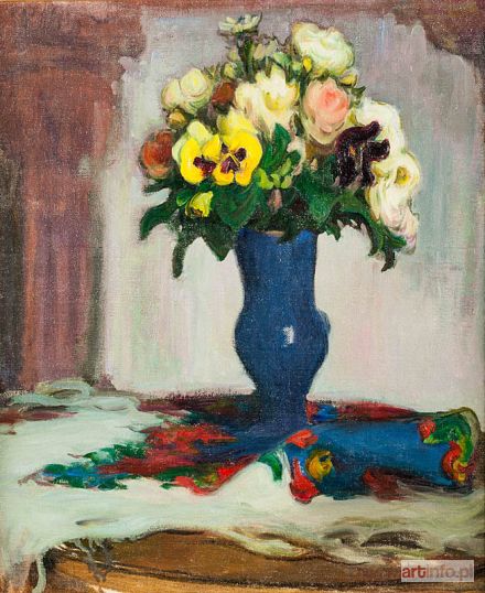 ŚLEWIŃSKI Władysław | Kwiaty w wazonie, 1906-1916
