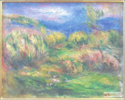 RENOIR Auguste Pierre | Pejzaż z okolic Cagnes-Sur-Mer