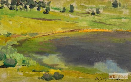 GORSTKIN-WYWIÓRSKI Michał | JEZIORKO WŚRÓD ŁĄK, 1895 - 1910