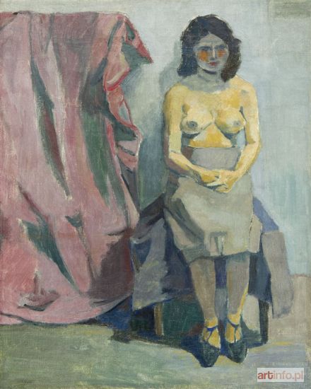 WRÓBLEWSKI Andrzej | Żółty półakt mały, 1955 r.