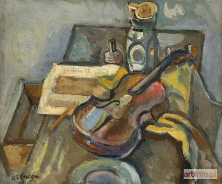 KRÉMEGNE Pinchus | NATURE MORTE AU VIOLON, ok. 1918