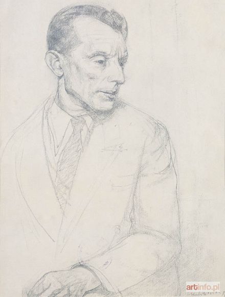 KULISIEWICZ Tadeusz | Portret Mężczyzny, 1951