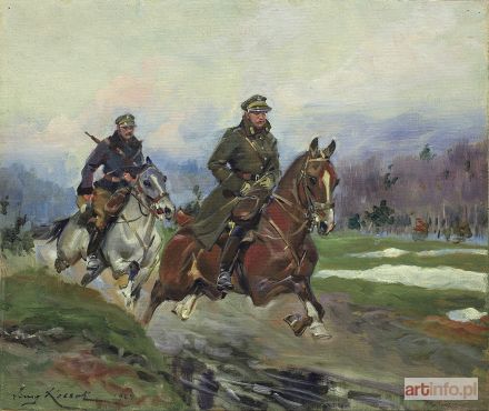 KOSSAK Jerzy | PATROL UŁANÓW, 1924