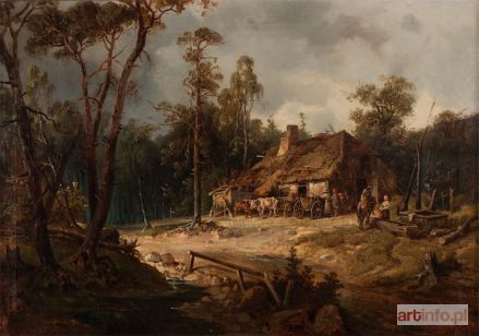 WASTKOWSKI Franciszek | Pejzaż, 1870