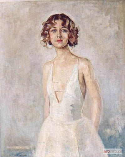 STöSSEL Oskar | Portret kobiety (Anna Pawłowa?, 1925)