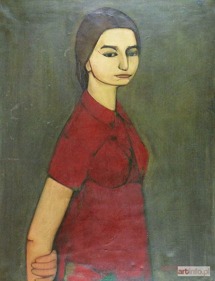 OPAŁKA Roman | Portret kobiety, 1954/1956