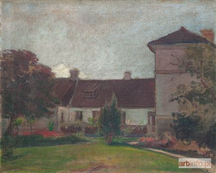 ŚLEWIŃSKI Władysław | DWÓR W DOMANIEWICACH, OKOŁO 1905 R.