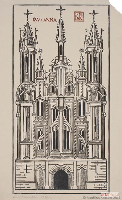 KOSMULSKI Leon | Kościół św Anny w Wilnie, 1936