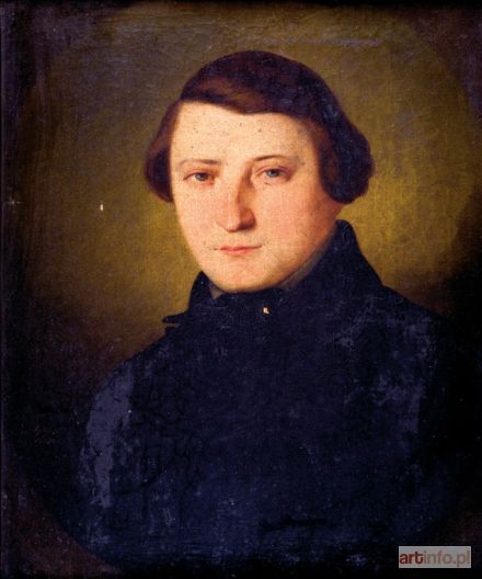 RYCERSKI Aleksander | PORTRET MŁODEGO MĘŻCZYZNY 1853