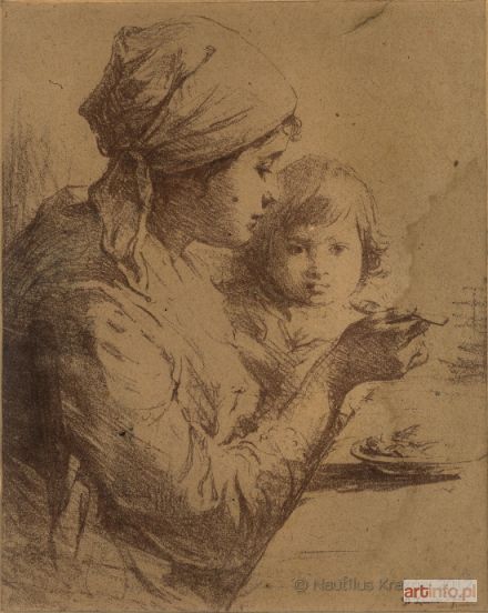 ŻARNECKI Stanisław | Matka karmiąca dziecko, ok. 1915