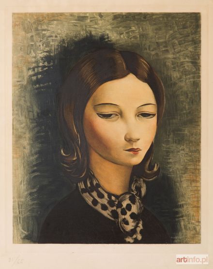 KISLING Mojżesz | Portret brunetki