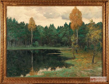 GORSTKIN-WYWIÓRSKI Michał | Staw w lesie, 1917 r.