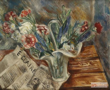 PRAX Valentine | Nature morte a la corbeille fleurie 1926