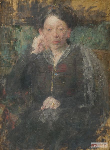 BOZNAŃSKA Olga | PORTRET MŁODEJ KOBIETY, 1908-1920