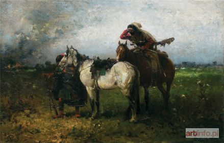 WIERUSZ-KOWALSKI Alfred | NA PATROLU, ok. 1875