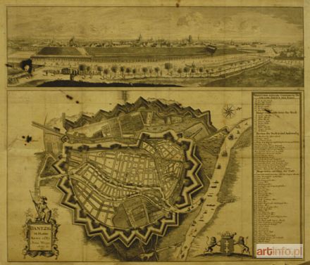 WILLER Peter | Plan Gdańska, 1687 r.