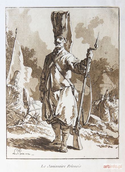 PRINCE Jean-Baptiste le | Officier des Janissaires Polonois, 1771 r.