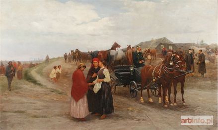 PIOTROWICZ Zygmunt | Targ na Kresach, 1888