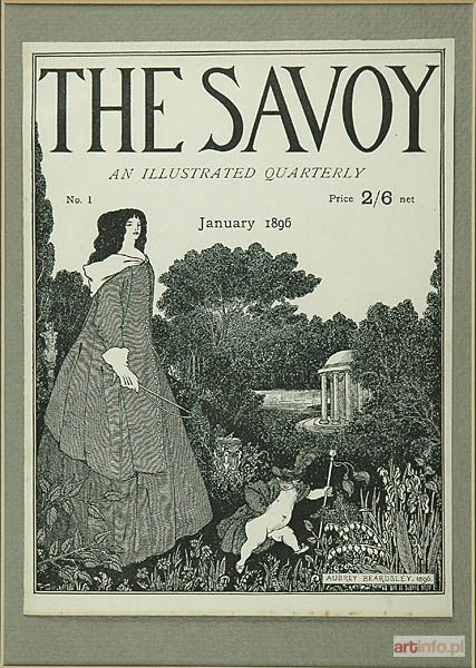 BEARDSLEY Aubrey | Strona tytułowa czasopisma The Savoy