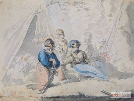 ORŁOWSKI Aleksander | KOZACY NA BIWAKU, ok. 1820