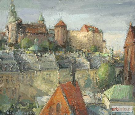 DROHOMIRECKI Mariusz | Panorama z Wawelem z tarasu szpitala na Ul. Skawińskiej, 2003-04 r.