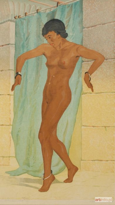 LASZENKO Aleksander | Kobieta wychodząca z kąpieli [Taniec brzucha], 1936