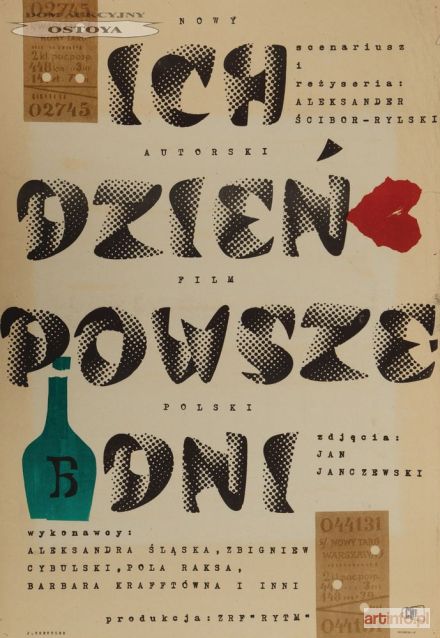 TREUTLER Jerzy | Plakat do filmu ICH DZIEŃ POWSZEDNI, 1963