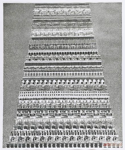 OPAŁKA Roman | Wieża Babel, 1968