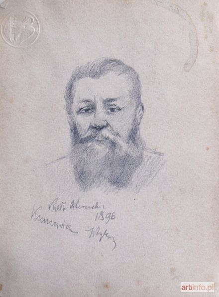 RYBKOWSKI Tadeusz | Portret Kuncewicza, 1896