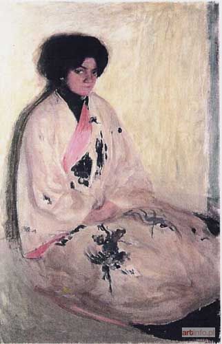 WEISS Wojciech | Japonka/ Rózia w japońskim kimonie, 1901