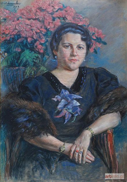 WODZINOWSKI Wincenty | Portret kobiety - Helena Mond, 1937