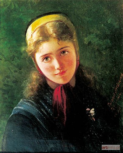 JERICHAU-BAUMANN Elżbieta | Dziewczyna w czepku, 1879