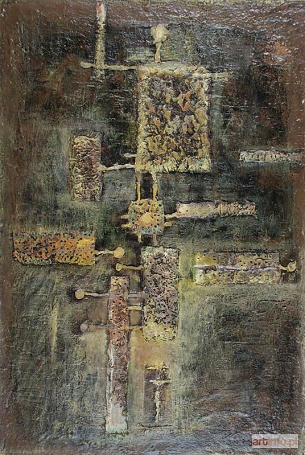 ŁAPIŃSKI Tadeusz | Malarstwo materii, 1959