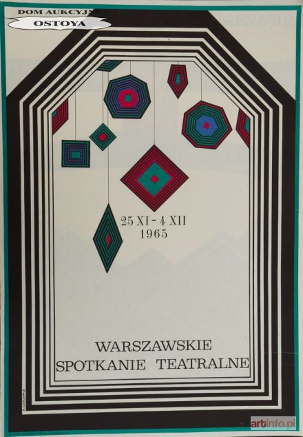 CIEŚLEWICZ Roman | Plakat WARSZAWSKIE SPOTKANIA TEATRALNE, 1965