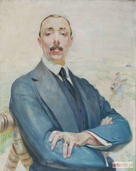 MALCZEWSKI Jacek | Portret Jana Albina Goetza Okocimskiego, 1916