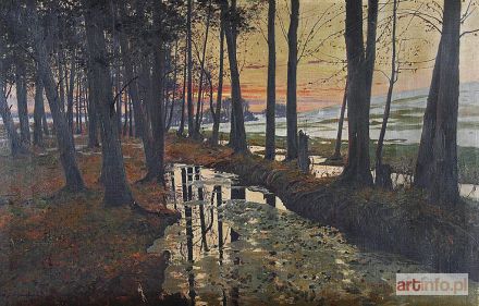 GORSTKIN-WYWIÓRSKI Michał | Pejzaz listopadowy, 1919