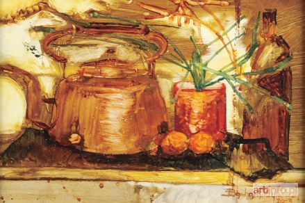 PRZYŁUSKA Barbara | Martwa natura - Still life in orange, 2003