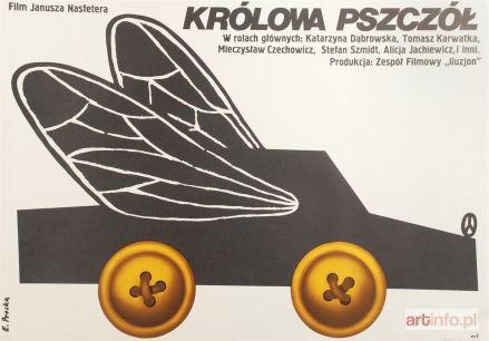 PROCKA Elżbieta | Plakat do filmu Królowa pszczół w reżyserii Janusza Nasfetera