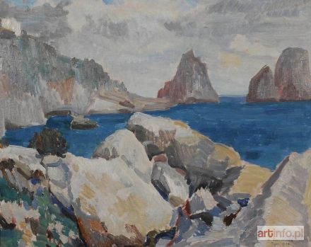 CZERWENKA Erwin | Capri. Skały, 1926