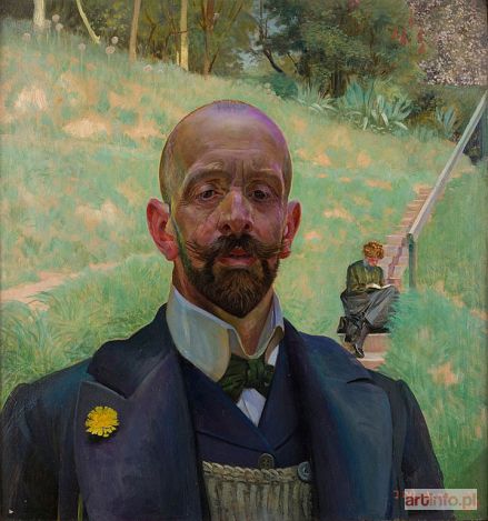 MALCZEWSKI Jacek | Autoportret z muzą, 1906