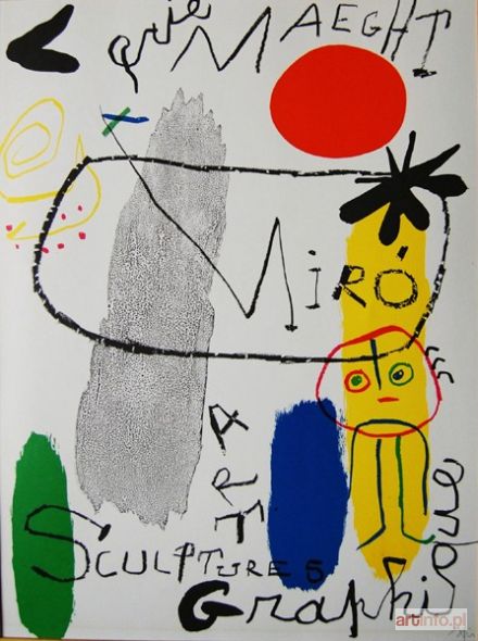 MIRÓ Joan | Plakat wystawy-Galerie Maeght. Sculptures-Arts Graphiques