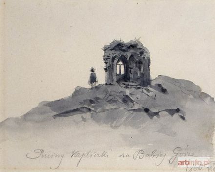 ELJASZ-RADZIKOWSKI Walery | Ruiny kapliczki, 1860