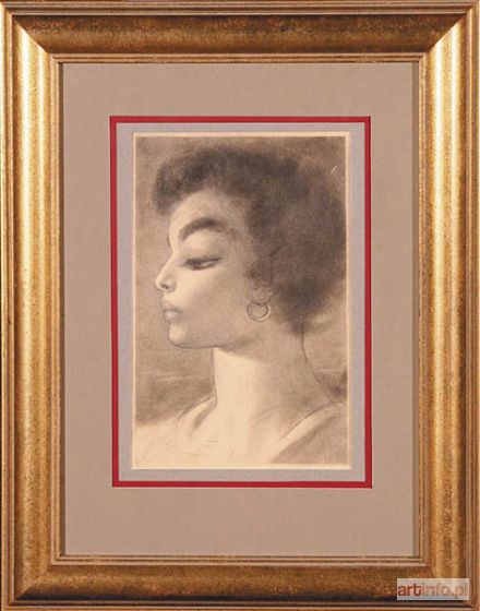 ŻECHOWSKI Stefan | Profil kobiety, 1928 r.