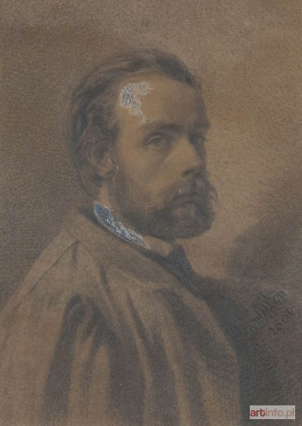 MASZKOWSKI Marceli | AUTOPORTRET, 1861 R.