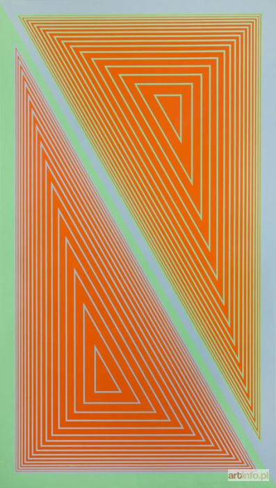 ANUSZKIEWICZ Richard | Triangulated Orange, 1977 r.